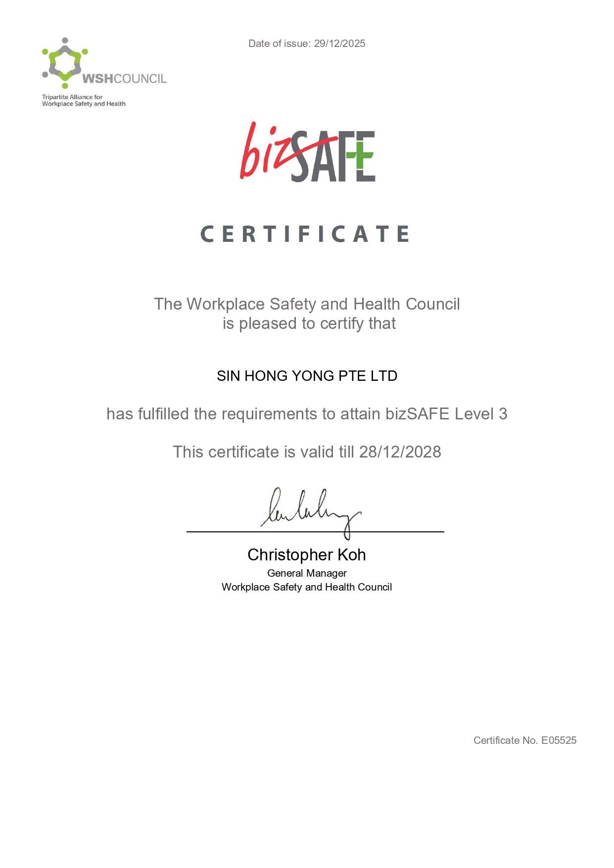 BizSafe L3